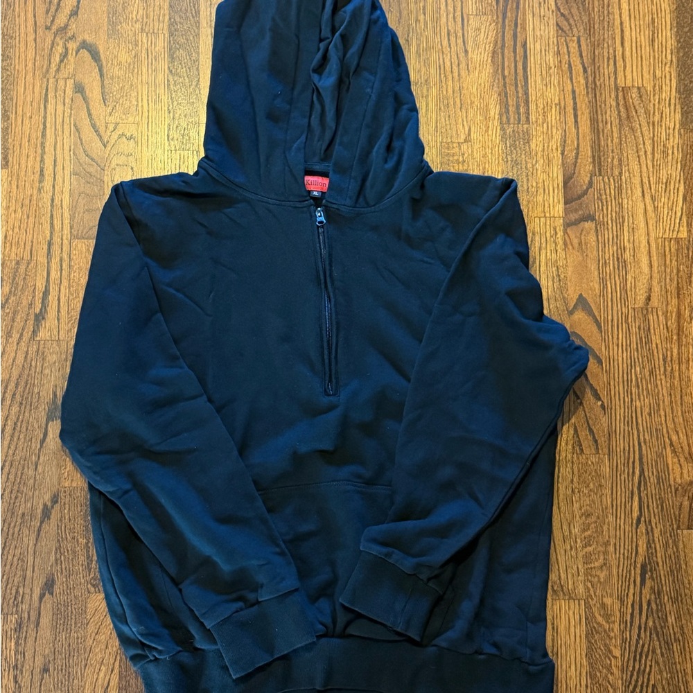 Killion Black Half-Zip Hoodie XL